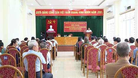 Quận Kiến An: Bí thư Đảng ủy, Chủ tịch UBND phường Ngọc Sơn  đối thoại với đại biểu Nhân dân