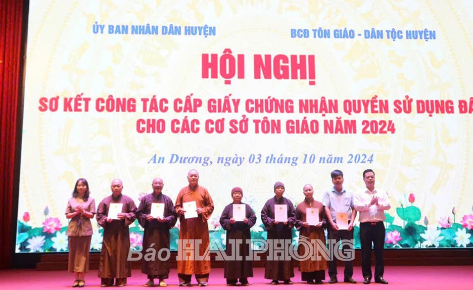 Cấp giấy chứng nhận quyền sử dụng đất lần đầu đối với cơ sở tôn giáo:  Nhiều chuyển biến tích cực