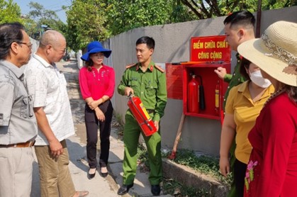Mô hình “Tổ dân phố an toàn phòng cháy, chữa cháy”  ở phường Vạn Hương, quận Đồ Sơn 