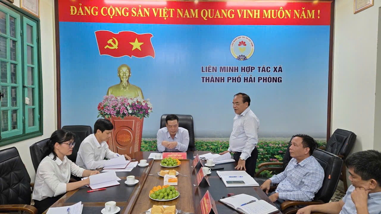 Trưởng Ban Dân vận Thành ủy thăm, làm việc với Hội Cựu  Thanh niên xung phong thành phố, Liên minh Hợp tác xã thành phố, Hội Chữ thập đỏ thành phố